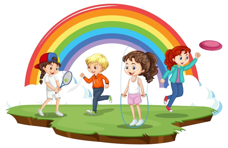 Kids playing sports
