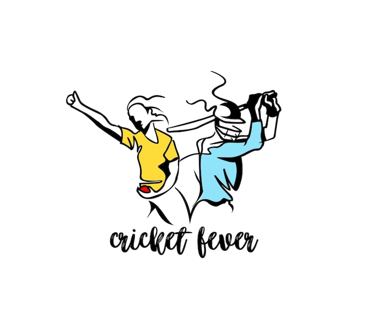 Cricket ball hitting cricket bat