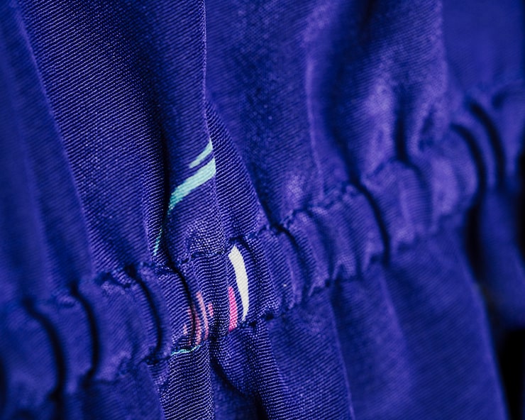 Netball team uniform fabric texture